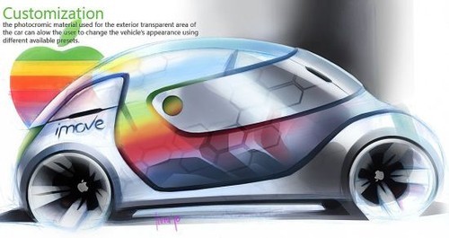 意大利果粉設計蘋果汽車 意大利果粉設計蘋果汽車