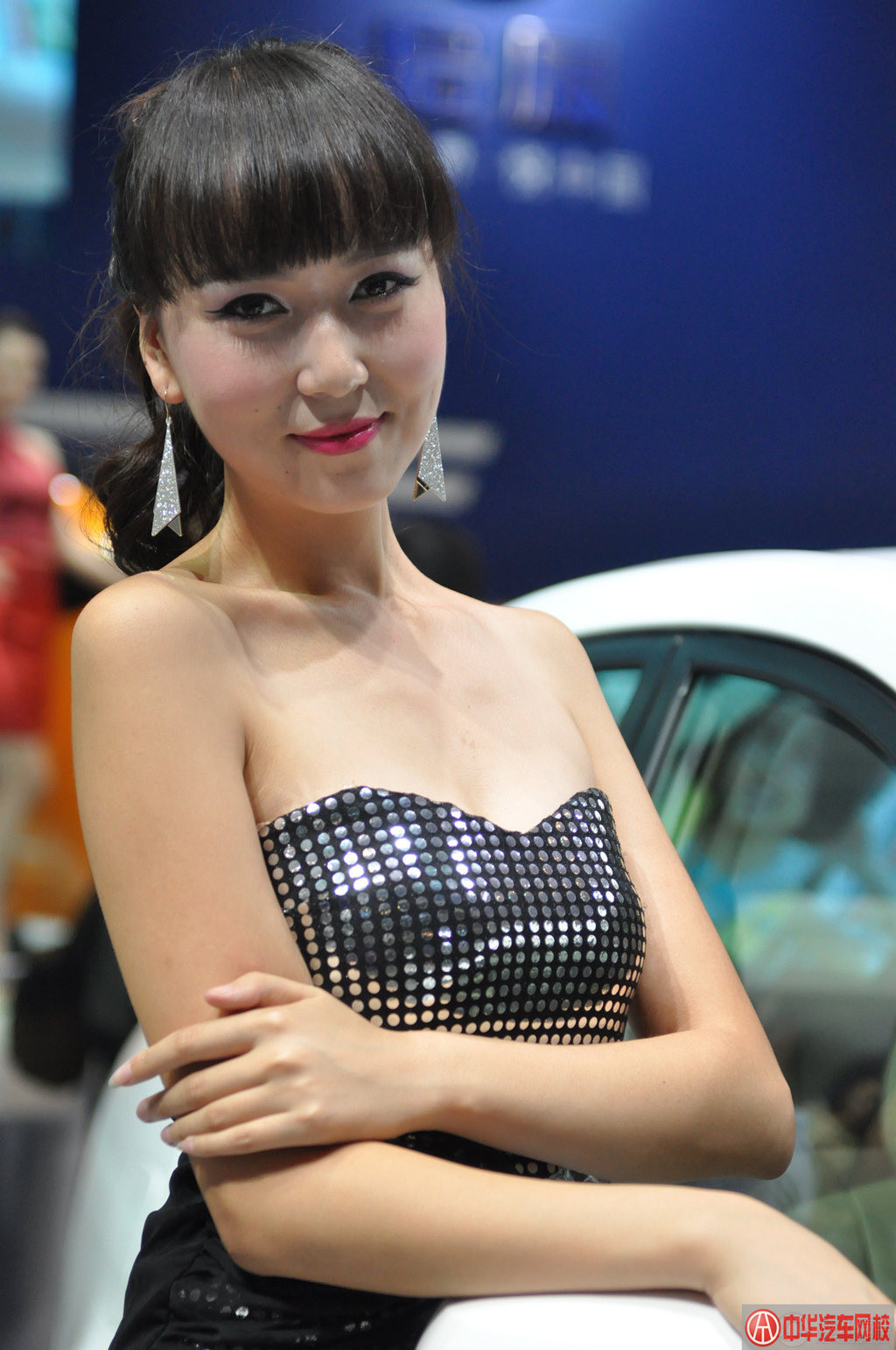 二手車鑒定評估師、車模、車展、美女、新車