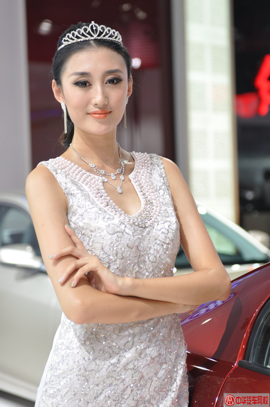 二手車鑒定評估師、車模、車展、美女、新車