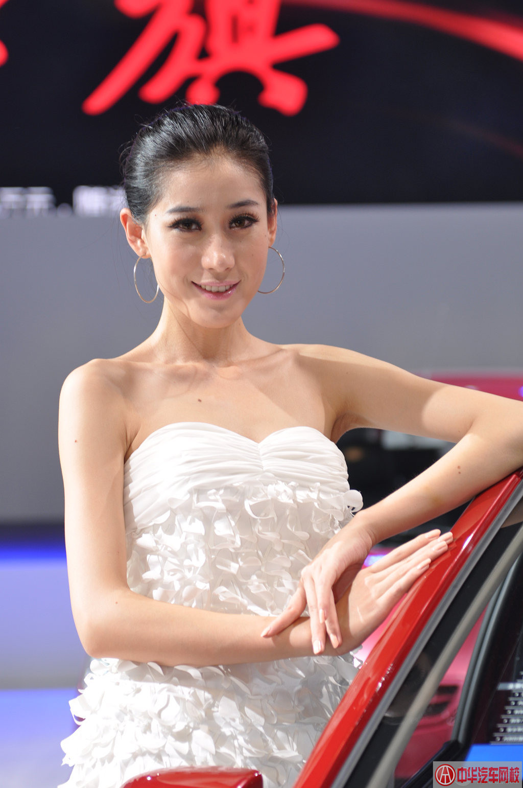 二手車鑒定評估師、車模、車展、美女、新車