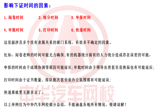 二手車評估師證書什么時候能發下發@ahlsjy.cn