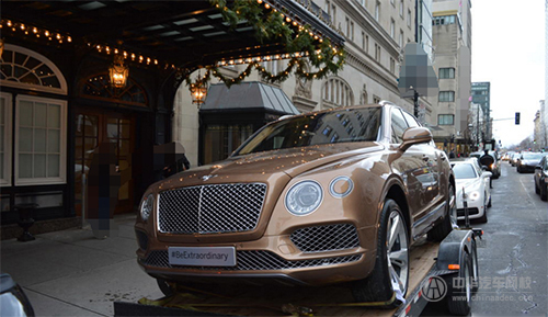 中國第一輛賓利添越成為陸毅夫人的座駕@ahlsjy.cn 中國第一輛賓利添越成為陸毅夫人的座駕@ahlsjy.cn