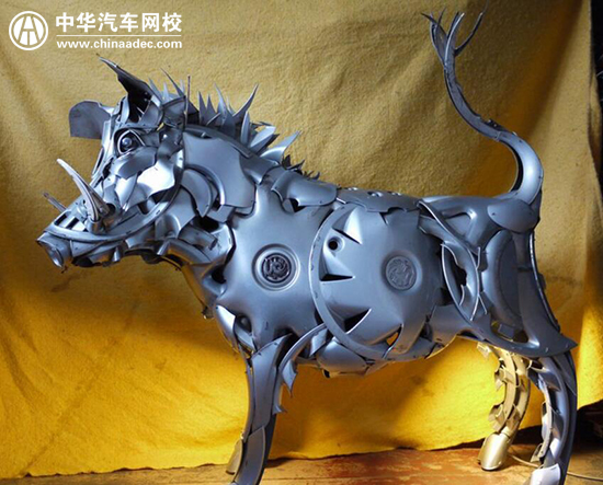 廢棄的輪轂蓋在他手里重新注入了靈魂@ahlsjy.cn