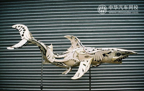 廢棄的輪轂蓋在他手里重新注入了靈魂@ahlsjy.cn