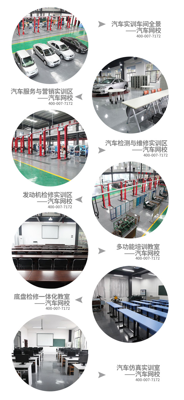 中華汽車網校二手車評估師教學場地@ahlsjy.cn
