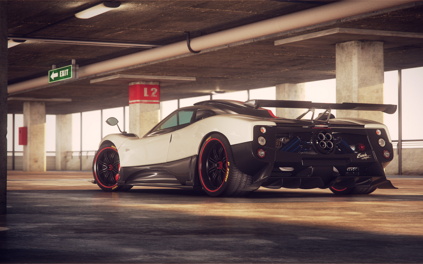 【高清汽車壁紙】帕加尼zonda@中華汽車網校ahlsjy.cn