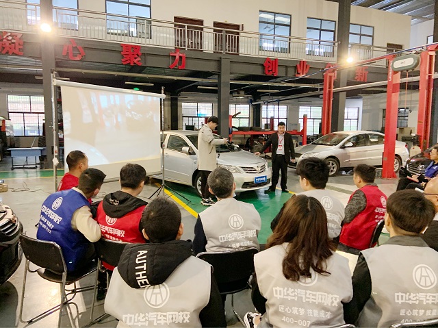中華汽車網校第242期二手車評估師實訓第三天！水泡車鑒定教學@ahlsjy.cn