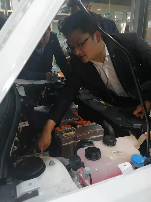 中華汽車網校第242期二手車評估師實訓第五天！新能源汽車鑒定教學@ahlsjy.cn